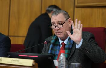 El senador Javier Zacarías Irún, senador cartista.