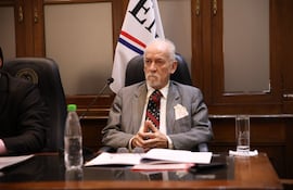César Antonio Garay Zuccolillo, ministro de la Corte Suprema de Justicia y presidente del Jurado de Enjuiciamiento de Magistrados.