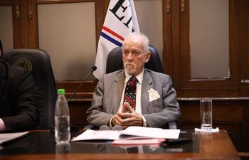 César Antonio Garay Zuccolillo, ministro de la Corte Suprema de Justicia y presidente del Jurado de Enjuiciamiento de Magistrados.