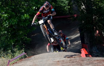 Mountain Bike en el circuito Aguavista en San Juan del Paraná.