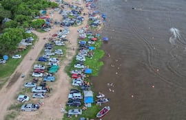 Playa Camping Paraíso de Villa Florida, Misiones.
