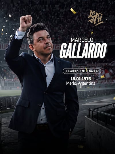 Marcelo Gallardo, nuevo seleccionador de Ecuador.