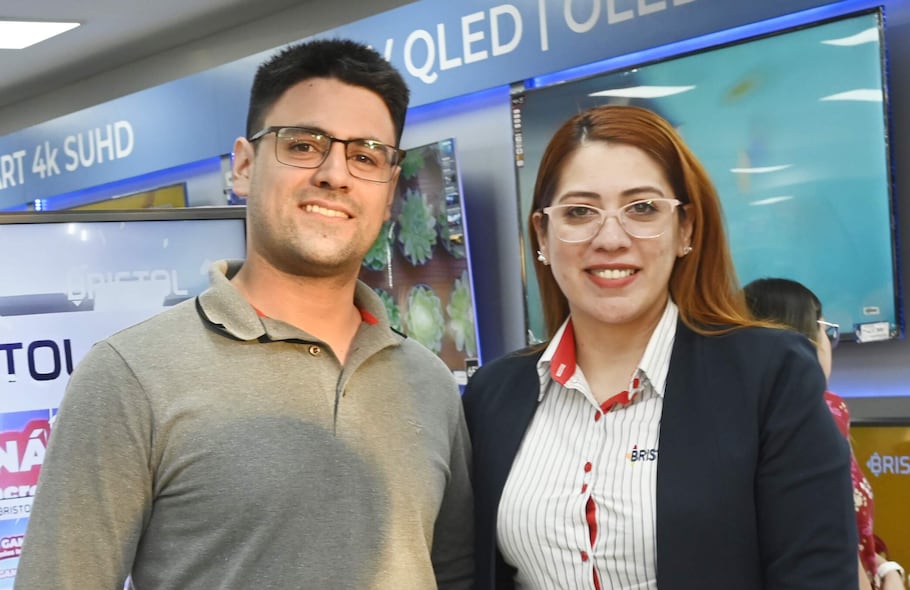 Reinaldo Sánchez y Laura Sanabria.