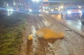 Hombre muere atropellado por una motocicleta en Mariano Roque Alonso