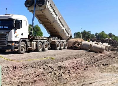 Materiales para alcantarillas en caminos del Alto Paraguay