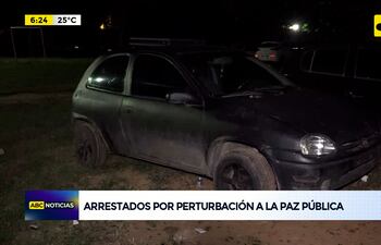 Video: Arrestados por perturbación a la paz pública