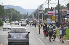 Los peregrinos ya están camino a Caacupé.