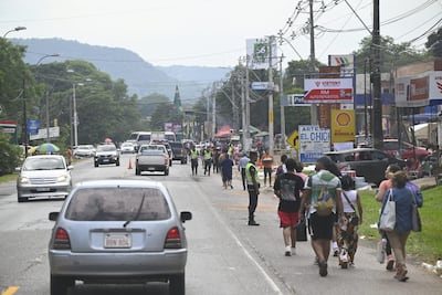 Los peregrinos ya están camino a Caacupé.