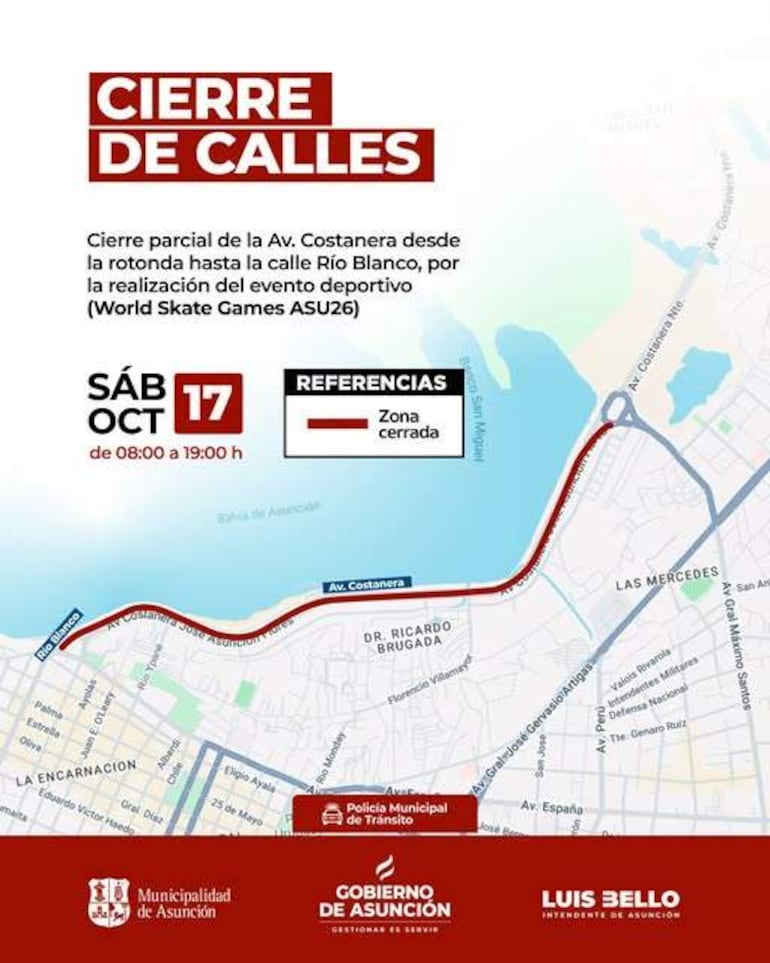 World Skate Games: estos son los horarios de cierre de la Costanera