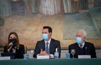 La ministra Cecilia Pérez, durante el evento en Brasil sobre Prevención de Delito, de la ONU.