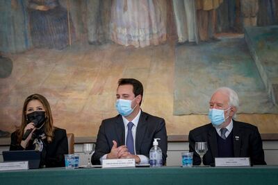 La ministra Cecilia Pérez, durante el evento en Brasil sobre Prevención de Delito, de la ONU.