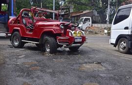 "Endemoniada" esquina de Morotí y Defensores del Chaco, en Asunción.
