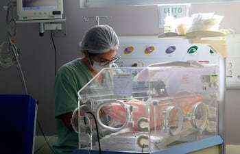 Bebé hospitalizado, imagen ilustrativa.