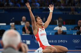 Lucía Yamileth Yépez Guzmán (23 años) aseguró una medalla para Ecuador al acceder a la final.