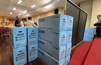 La Iglesia de Jesucristo de los Santos de los Últimos Días realizó la entrega de acondicionadores de aire para las USF de Misiones.