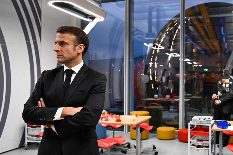 El presidente de Francia, Emmanuel Macron. (AFP)