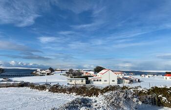 En Goose Green se exhiben testimonios de la guerra de Malvinas de 1982 entre fuerzas británicas y argentinas.