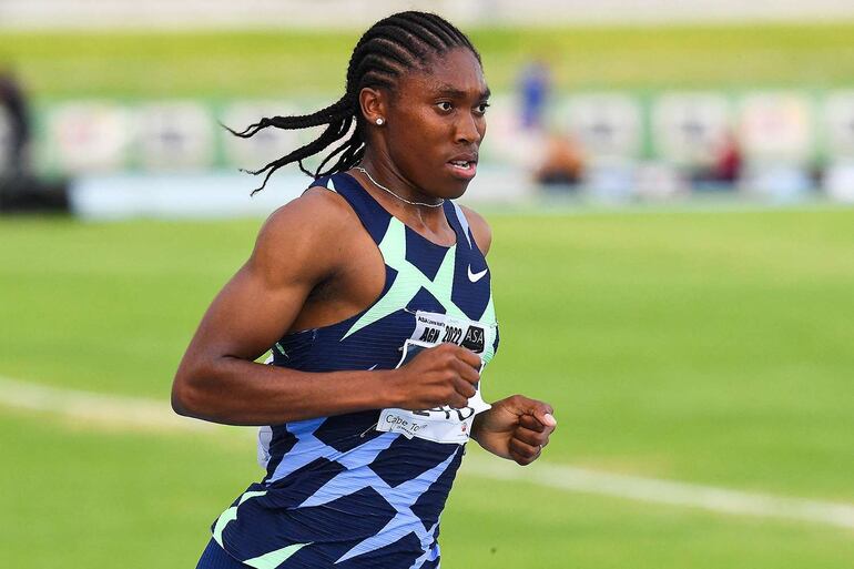 La corredora trans género sudafricana Caster Semenya.