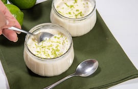Mousse de limón.