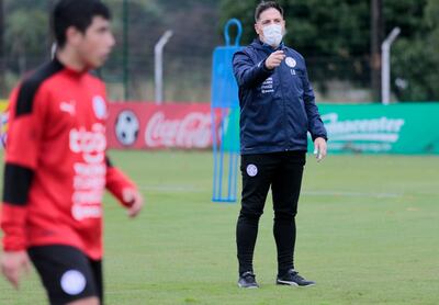 Berizzo estuvo al frente de los trabajos.