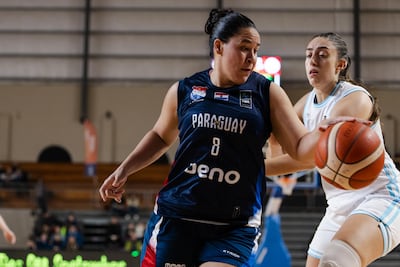 Natalia "Bety" Quevedo fue titular en el partido de este martes contra Argentina. Ganaron las anfitrionas y consiguieron ya el cupo a la AmeriCup 2027.