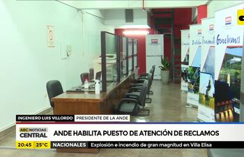 ANDE habilita puesto de atención al público