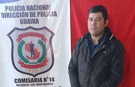 Osmar Antonio Fonseca Lezcano, detenido por homicidio.