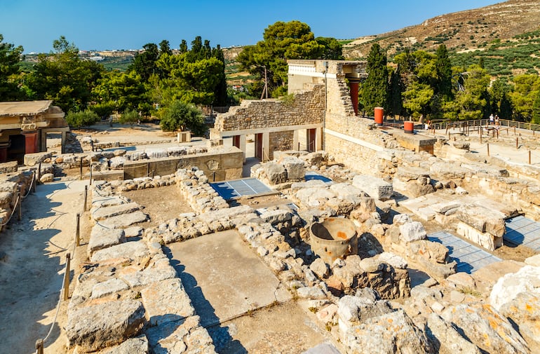Ruinas del Palacio de Knossos, Creta, Grecia.
