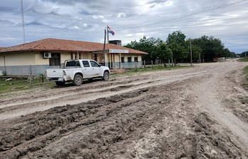 Local de la comisaria policial de Bahìa Negra