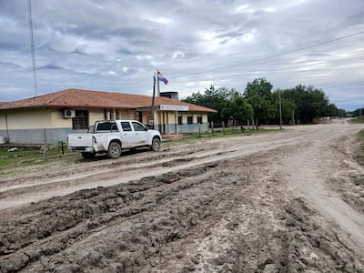 Local de la comisaria policial de Bahìa Negra