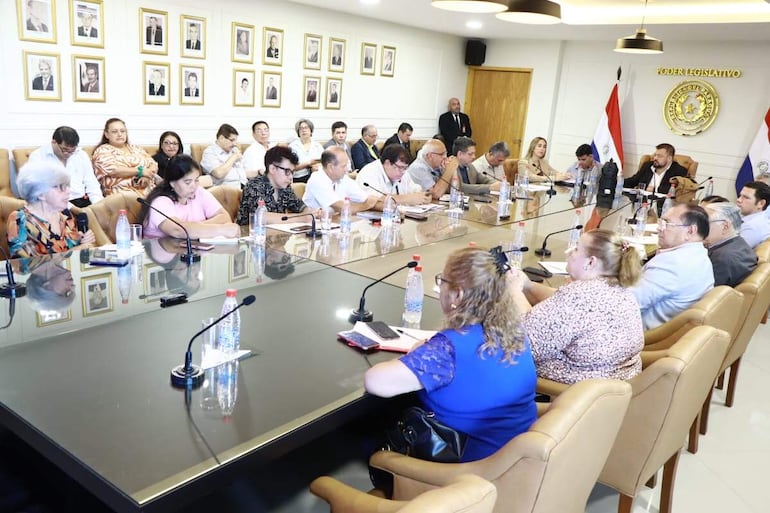 Reunión docentes Comisión Permanente sobre Caja Fiscal el pasado martes 6 de enero