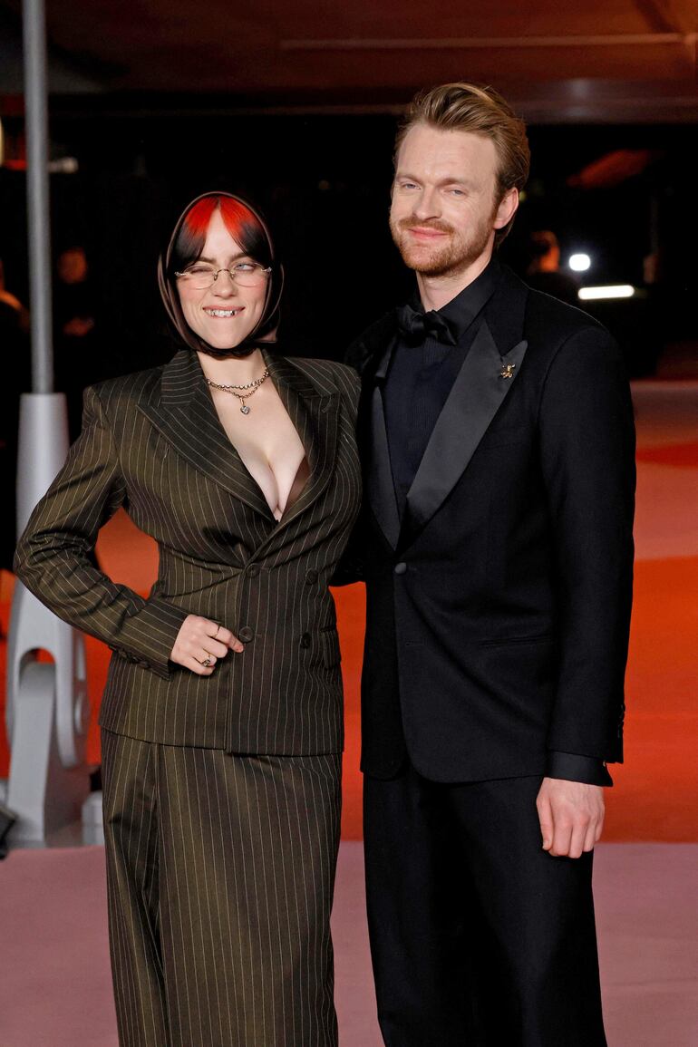 Billie Eilish y Finneas O'Connell no se perdieron la Gala Anual del Museo de la Academia. (Frazer Harrison/GETTY IMAGES NORTH AMERICA/Getty Images via AFP)