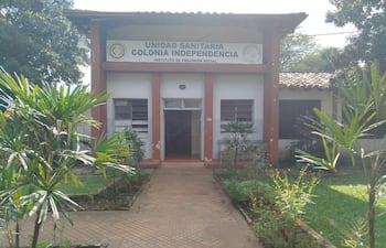 Fachada de la Unidad Sanitaria IPS de Colonia Independencia.