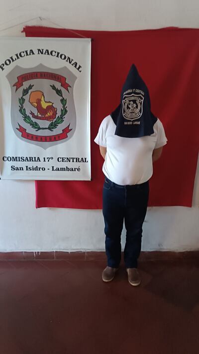 El exintendente de Lambaré se entregó hoy a las autoridades.