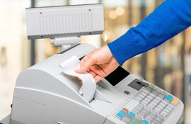 Caja registradora.