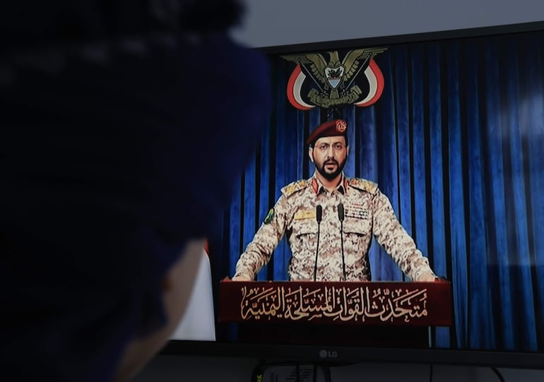 Yahya Sarea, portavoz militar de los hutíes.