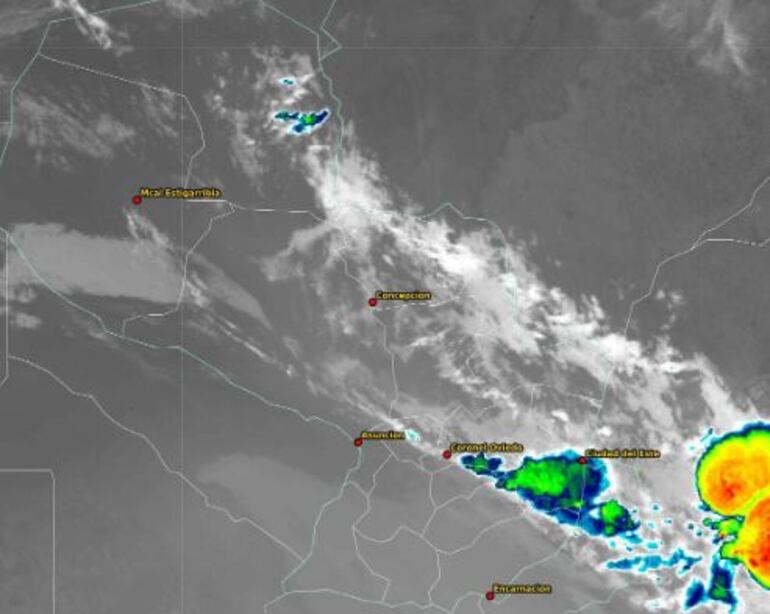 Mapa satelital de DMH.