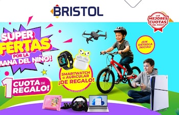 La "Semana del niño" llega a Bristol con descuentos, regalos y beneficios exclusivos en una amplia variedad de productos.