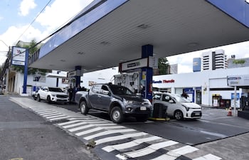 Petropar aumentó los precios de los combustibles desde hoy.