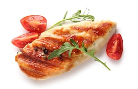 Pollo grillado.