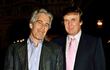 Jeffrey Epstein y Donald Trump juntos en una foto de archivo publicada en X.