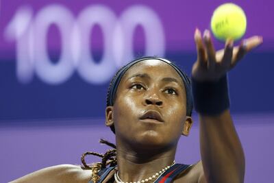 Coco Gauff fue eliminada en Dubai