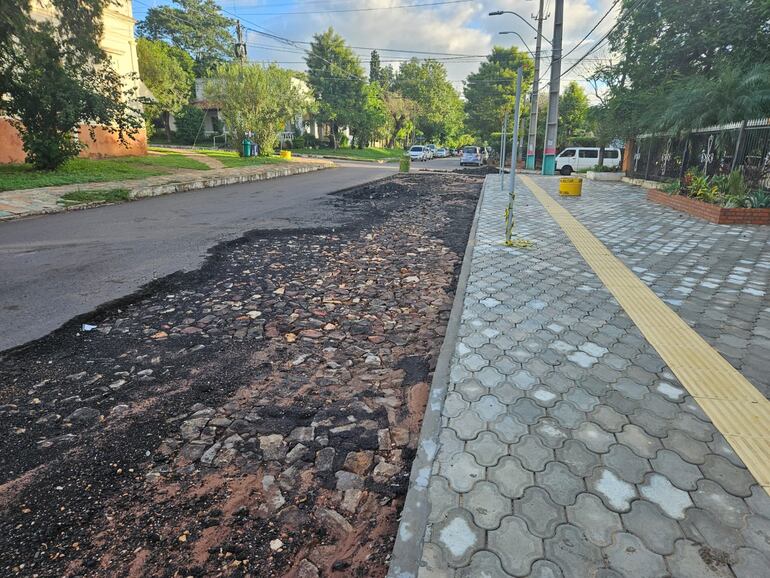 Las calles se encuentran en estas condiciones.