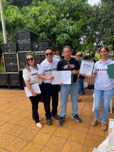 Se realizó la maratón "Todos por la UNAM", en Pedro Juan Caballero.