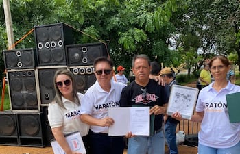 Se realizó la maratón "Todos por la UNAM", en Pedro Juan Caballero.