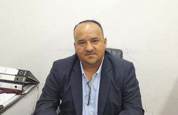Edgar Franco, director de Tránsito de la municipalidad de Ñemby.