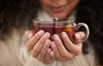 Concepto de té, infusión, bebida caliente.