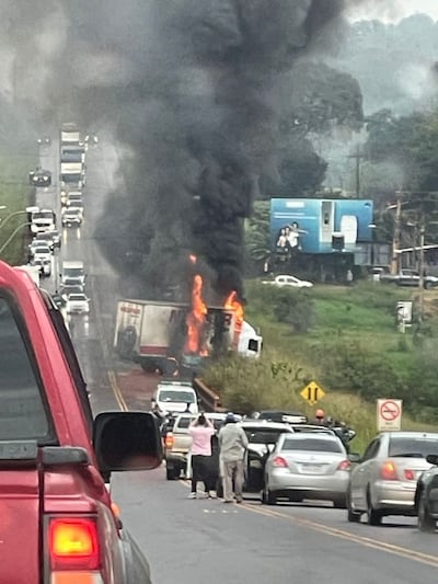 Accidente en Obligado.