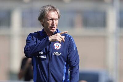 El argentino Ricardo Gareca, entrenador de la selección de Chile.