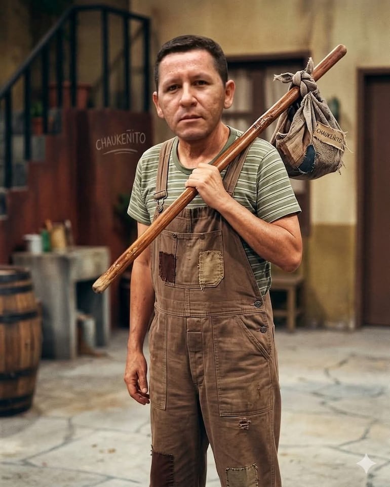 Una imagen creada con IA difundida por el propio senador Javier Vera en sus redes sociales.